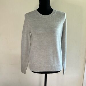Banana Republic Light Gray Crew Neck Sweater